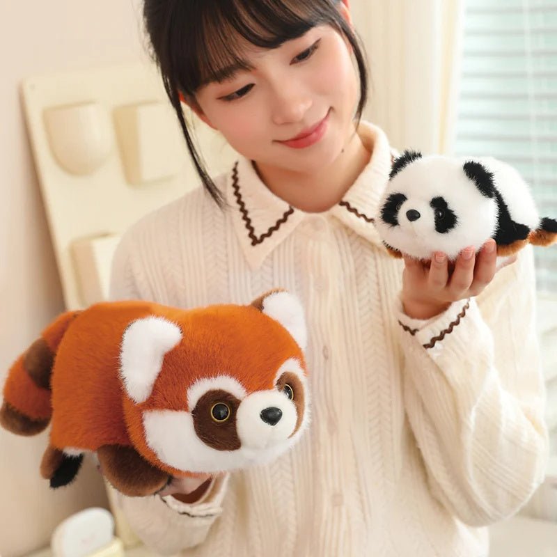 ぬいぐるみ レッサーパンダがパンダに変身 15cm 25cm 35cm - ルクス・シャル Luxe Char
