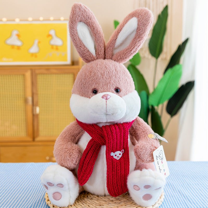 ふわふわ ウサギ ぬいぐるみ 23cm 35cm ブルー ブラウン グレー グリーン ピンク - ルクス・シャル Luxe Char