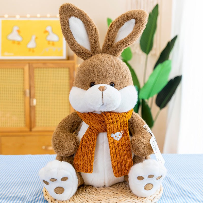 ふわふわ ウサギ ぬいぐるみ 23cm 35cm ブルー ブラウン グレー グリーン ピンク - ルクス・シャル Luxe Char