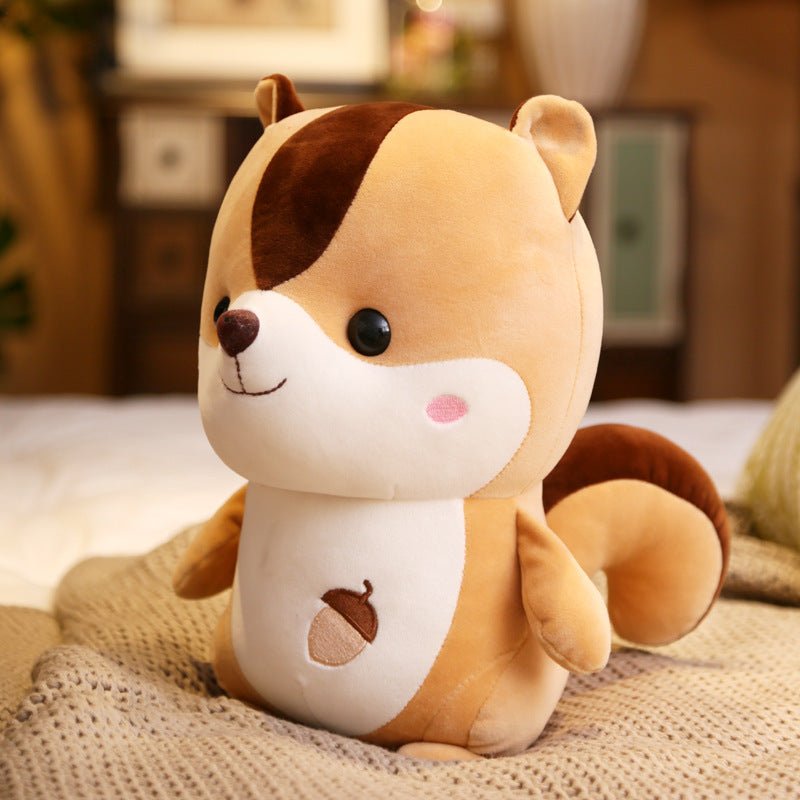 リス ぬいぐるみ かわいい 25cm 30cm 40cm 50cm 60cm グレー ブラウン - ルクス・シャル Luxe Char