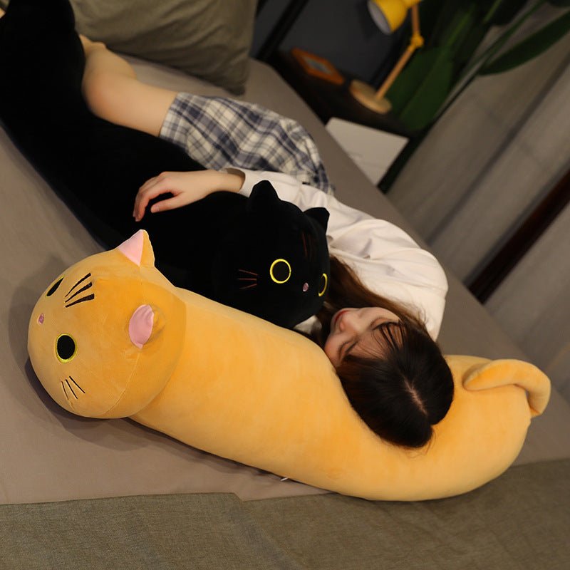 猫 ぬいぐるみ 細長い 25cm 35cm 50cm 80cm 100cm - ルクス・シャル Luxe Char