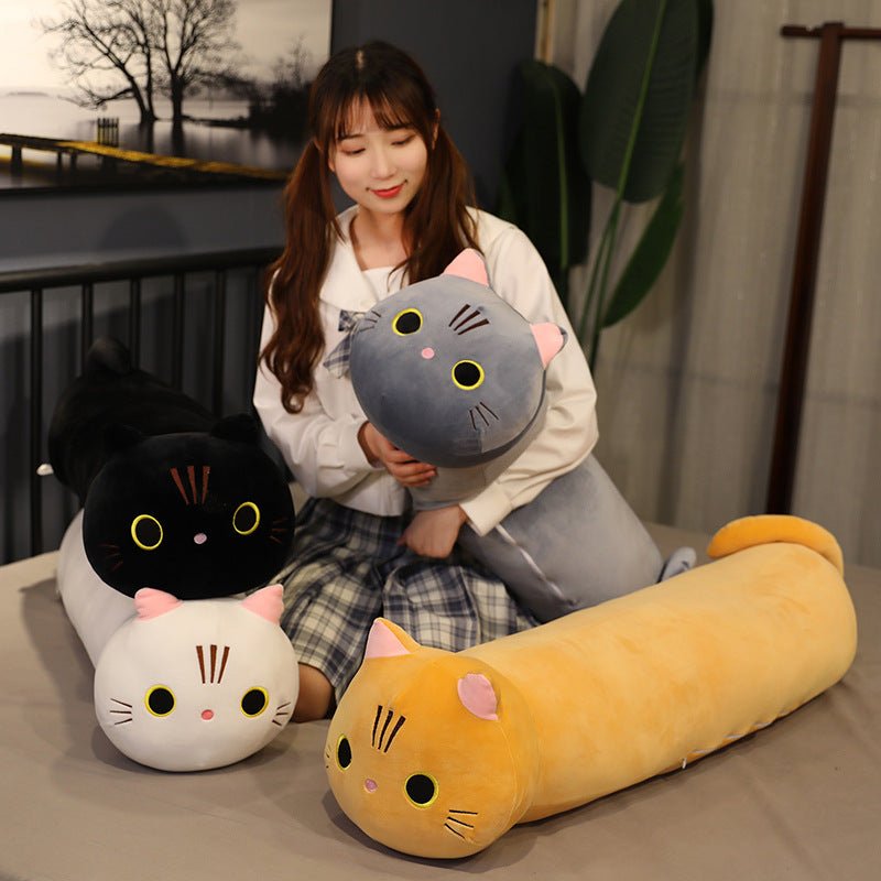 猫 ぬいぐるみ 細長い 25cm 35cm 50cm 80cm 100cm - ルクス・シャル Luxe Char
