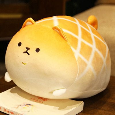 イヌ クッション クリーミーホワイト メロンパン 抱き枕 30cm 40cm 50cm - ルクス・シャル Luxe Char