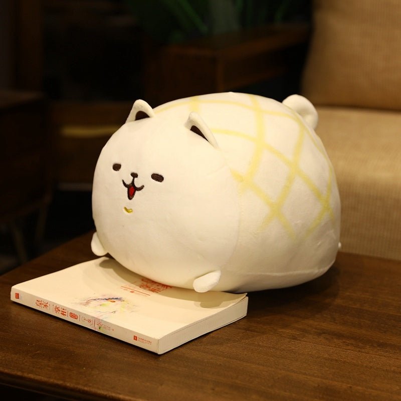 イヌ クッション クリーミーホワイト メロンパン 抱き枕 30cm 40cm 50cm - ルクス・シャル Luxe Char