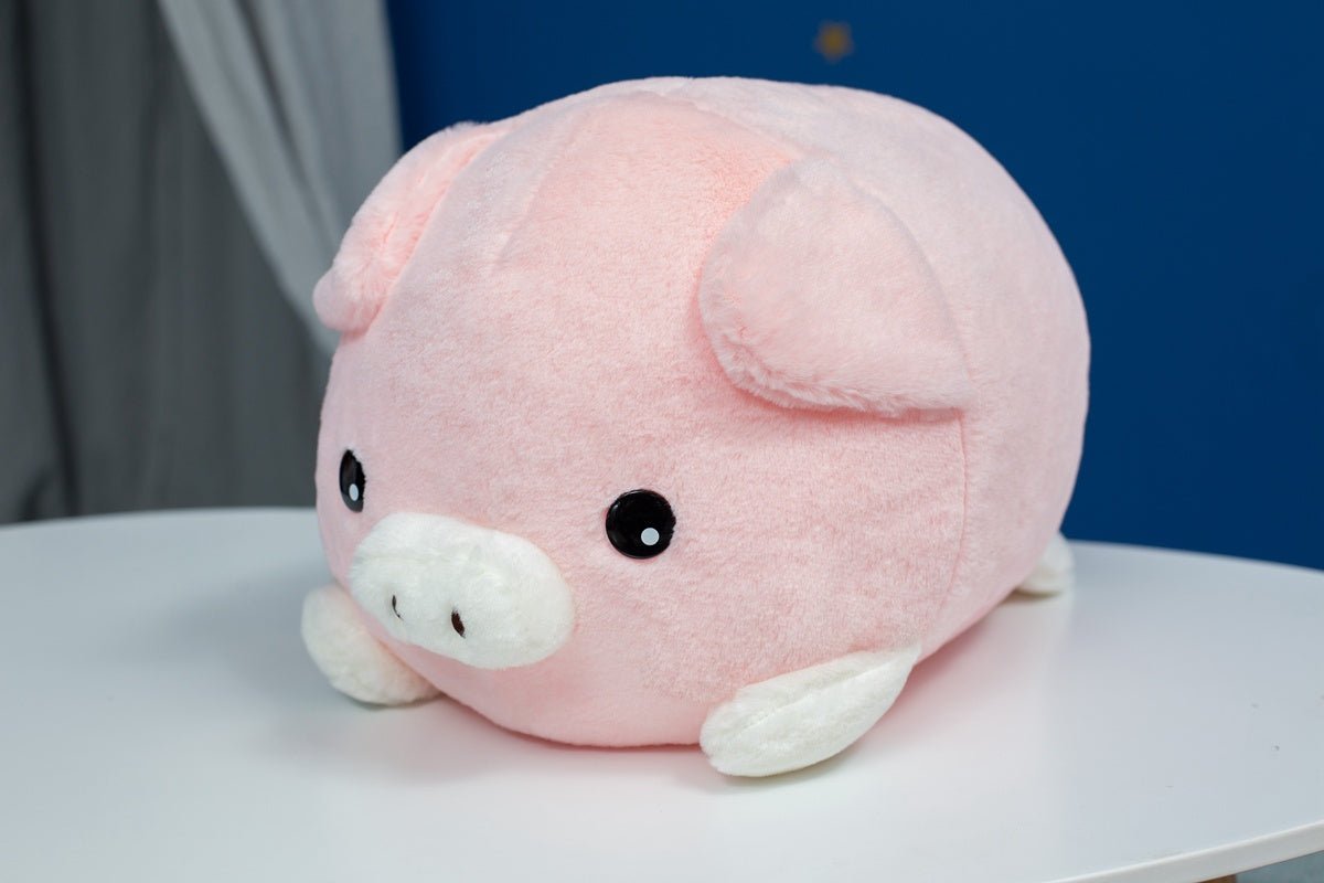 ぬいぐるみ ブタ 寝そべりポーズ 30cm 40cm 50cm - ルクス・シャル Luxe Char