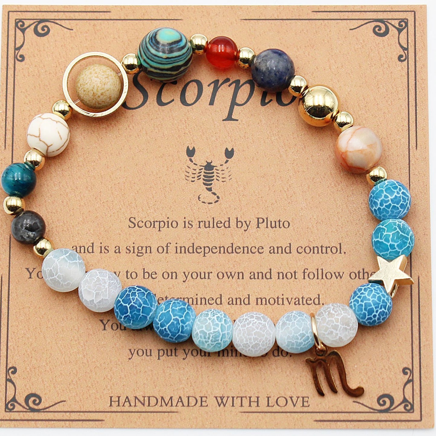 Bracelet, constellation, stylish, colorful, cute