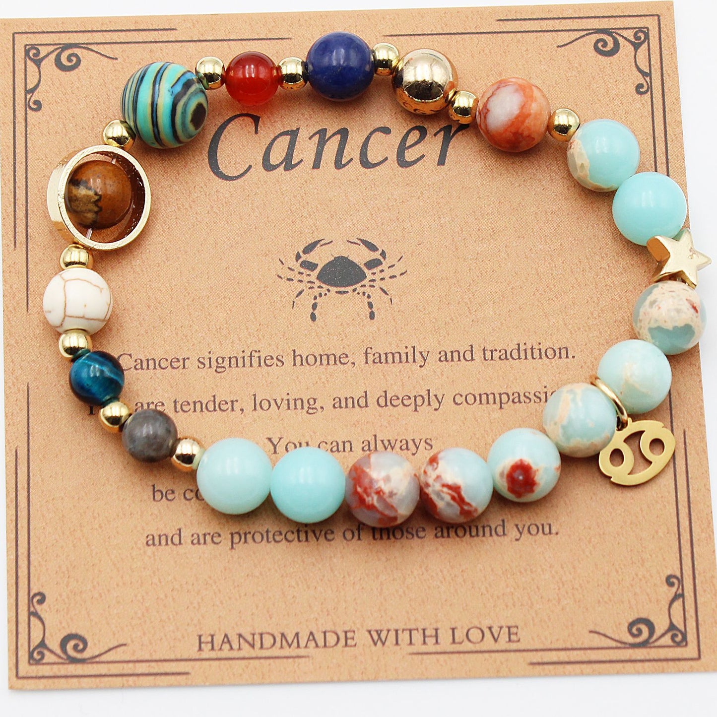 Bracelet, constellation, stylish, colorful, cute
