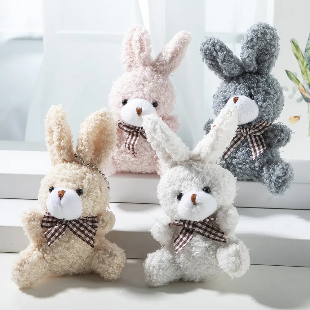 ウサギ キーホルダー ぬいぐるみ 小さい かわいい ふわふわ 10cm ルクスシャル Luxechar