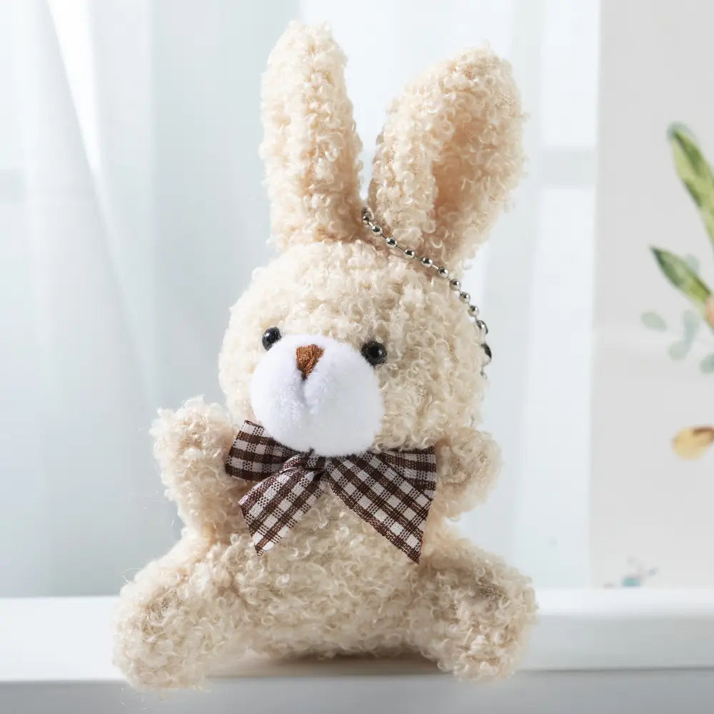 ウサギ キーホルダー ぬいぐるみ 小さい かわいい ふわふわ 10cm ルクスシャル Luxechar
