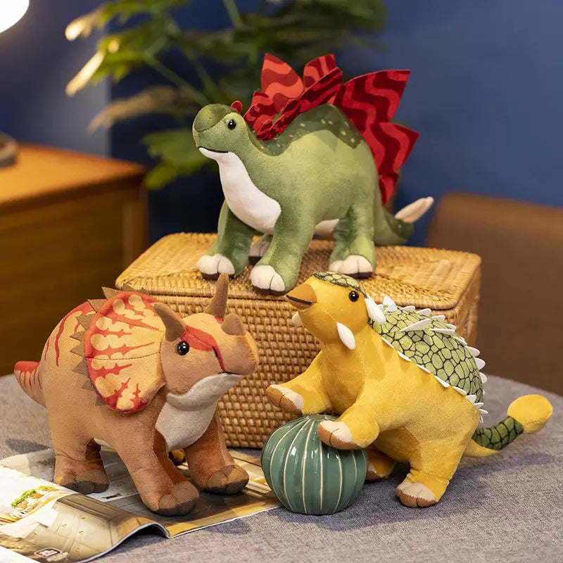 ぬいぐるみ 恐竜 トリケラトプス ラプトル ステゴサウルス アンキロサウルス ティラノサウルス ブラキオサウルス ルクスシャル Luxechar