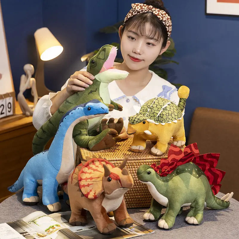 ぬいぐるみ 恐竜 トリケラトプス ラプトル ステゴサウルス アンキロサウルス ティラノサウルス ブラキオサウルス ルクスシャル Luxechar
