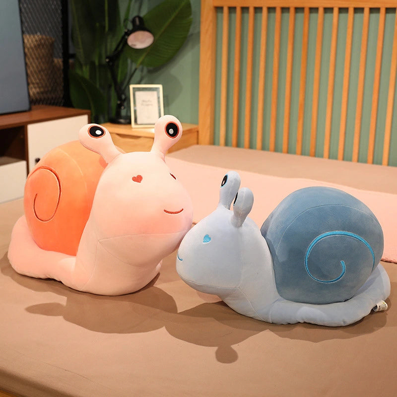 ぬいぐるみ カタツムリ やわらかくてかわいい ブルー レッド イエロー ルクスシャル luxechar