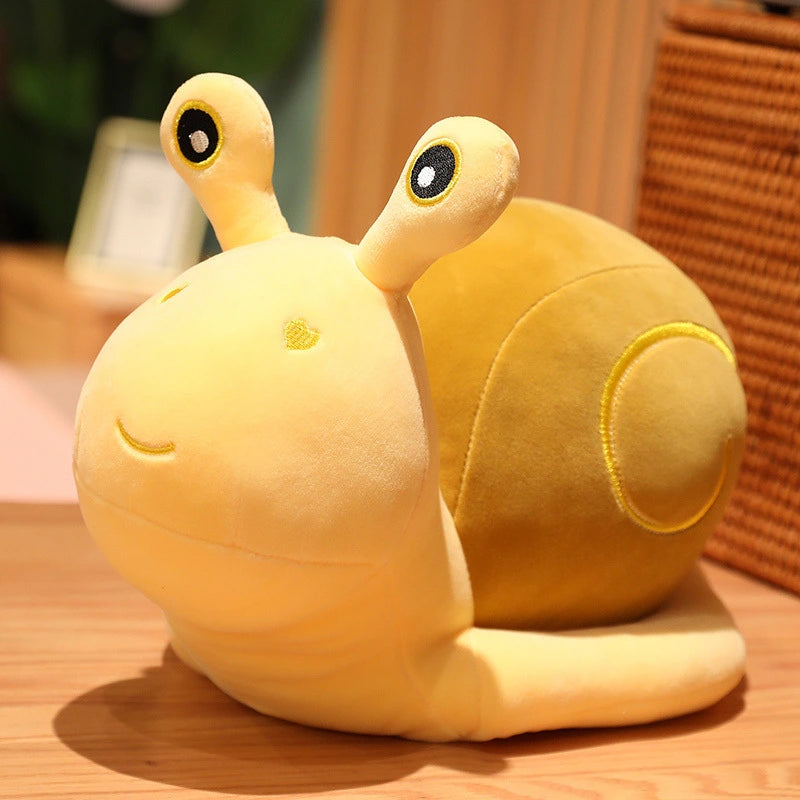 ぬいぐるみ カタツムリ やわらかくてかわいい ブルー レッド イエロー ルクスシャル luxechar