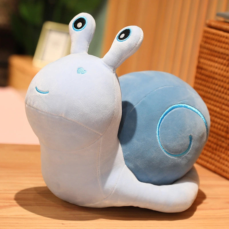 ぬいぐるみ カタツムリ やわらかくてかわいい ブルー レッド イエロー ルクスシャル luxechar
