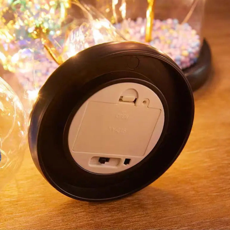 バラ造花 LEDライト 誕生日ギフト バレンタインデーギフト 裏面