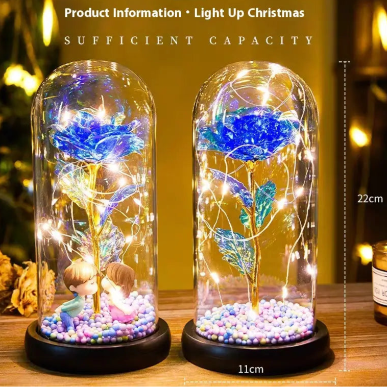 バラ造花 LEDライト 誕生日ギフト バレンタインデーギフト サイズ