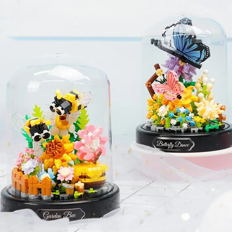 ブロック 組み立て ハチ 588ピース チョウ 530ピース ルクスシャル LuxeChar