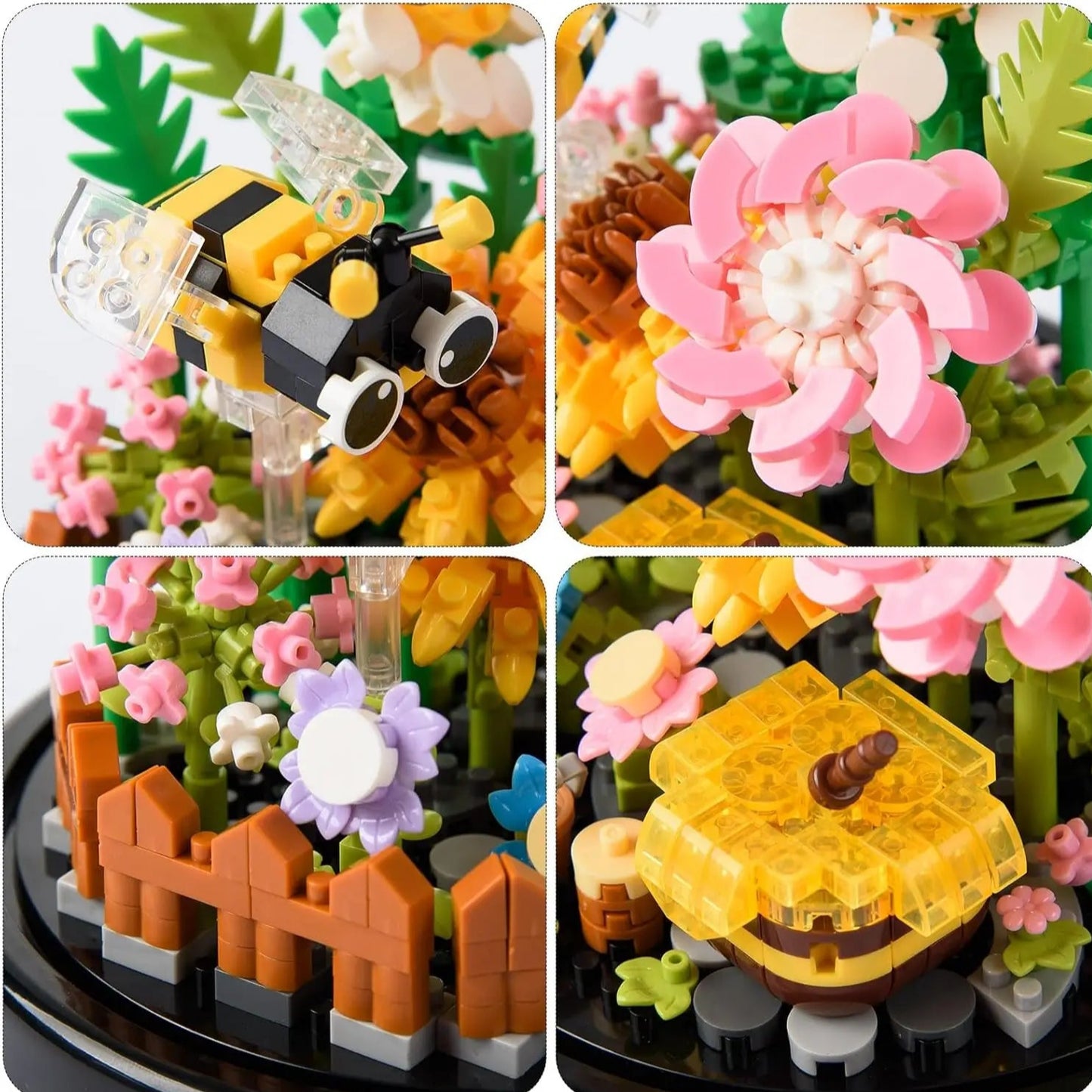 ブロック 組み立て ハチ 588ピース ルクスシャル LuxeChar