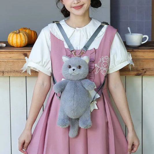 クロスボディバッグ ぬいぐるみ ネコ  かわいい