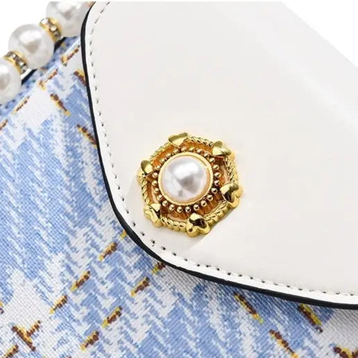ファッション クロスボディバッグ ショルダーバッグ かわいい ブルー ルクスシャル Luxe Char