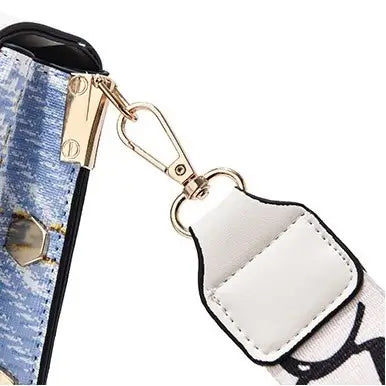 ファッション クロスボディバッグ ショルダーバッグ かわいい ブルー ルクスシャル Luxe Char