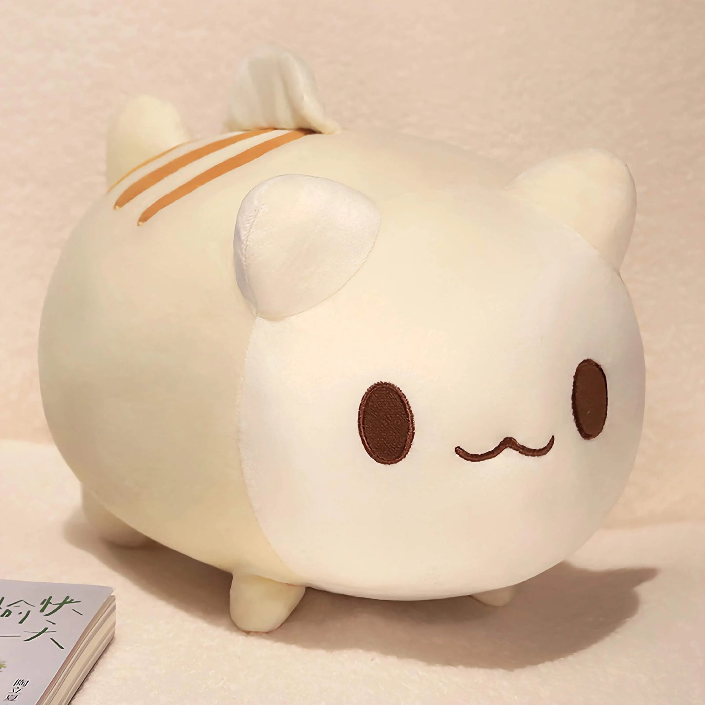 ぬいぐるみ ネコ かわいい ベージュ