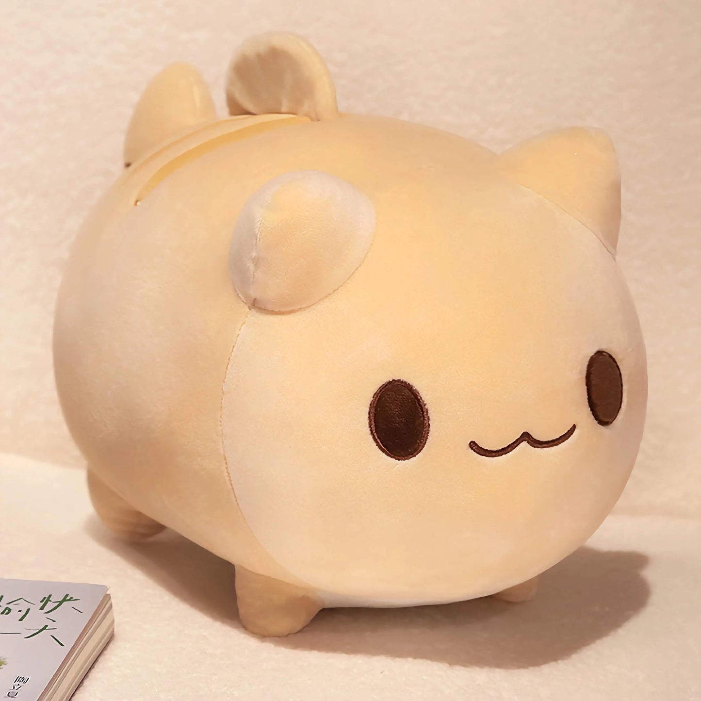 ぬいぐるみ ネコ かわいい ライトブラウン