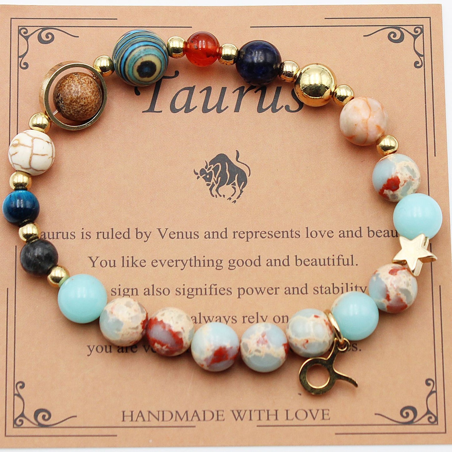 Bracelet, constellation, stylish, colorful, cute
