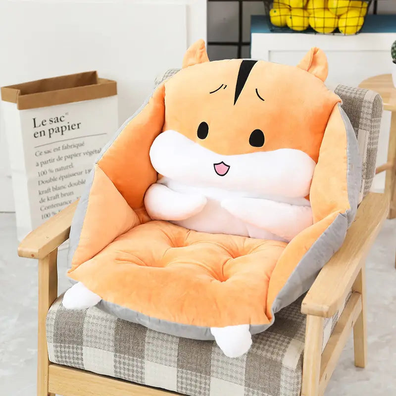 ハムスター クッション オレンジ かわいい