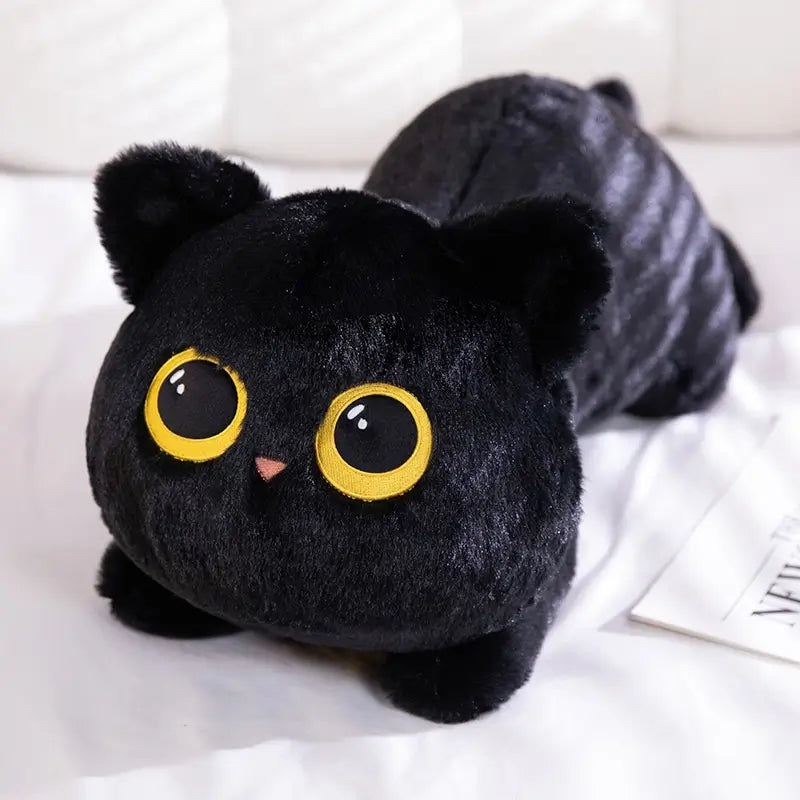 ネコ 黒猫 ぬいぐるみ 抱き枕 50cm 70cm 90cm ブラック