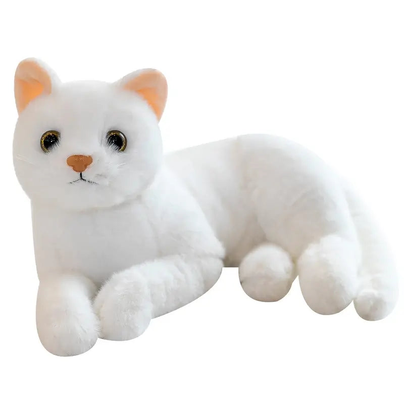 ぬいぐるみ 猫 カワイイ 小さい 白  ルクスシャル Luxe Char