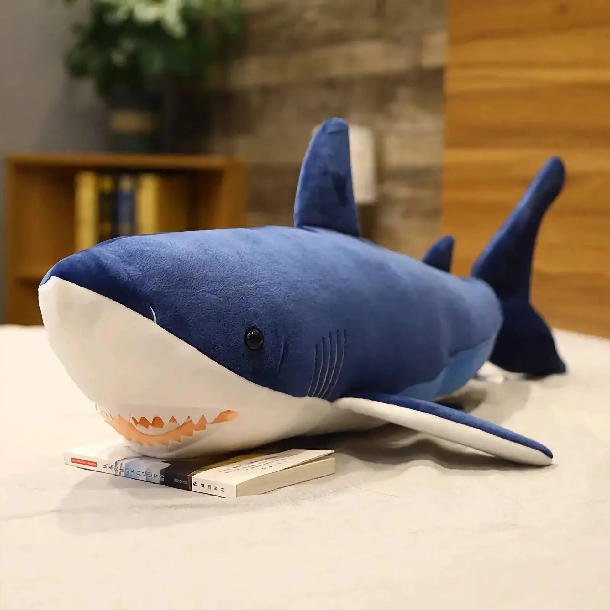 ぬいぐるみ サメ 大きい かわいい ブルー ルクスシャル Luxe Char