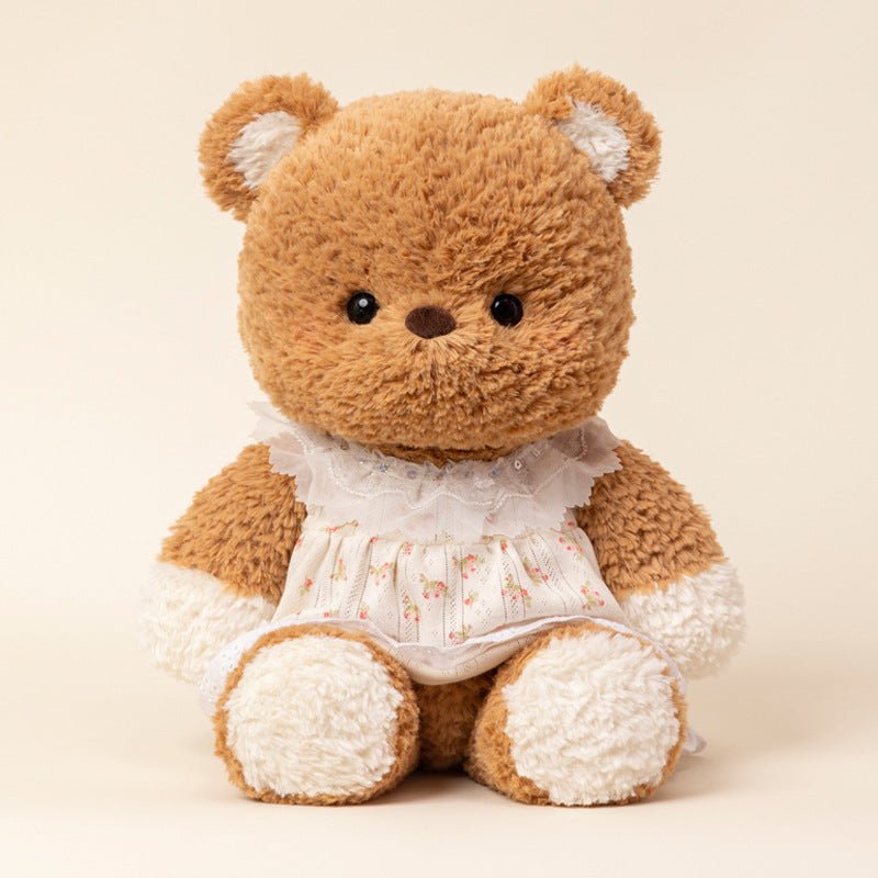 ぬいぐるみ キツネ ヒツジ ゾウ クマ ウサギ オオカミ ネコ デニム スカート - ルクス・シャル Luxe Char