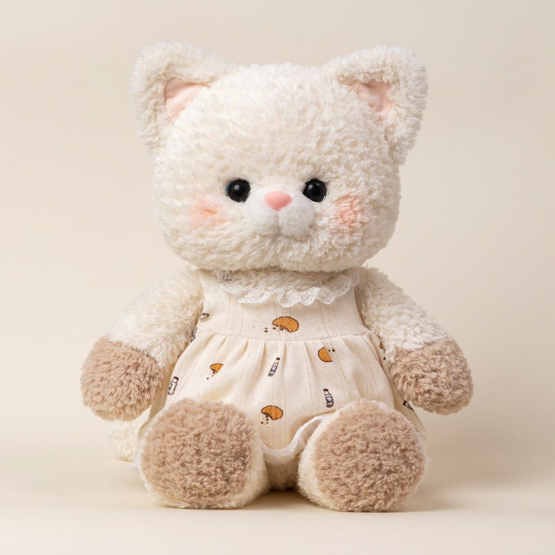 ぬいぐるみ キツネ ヒツジ ゾウ クマ ウサギ オオカミ ネコ デニム スカート - ルクス・シャル Luxe Char