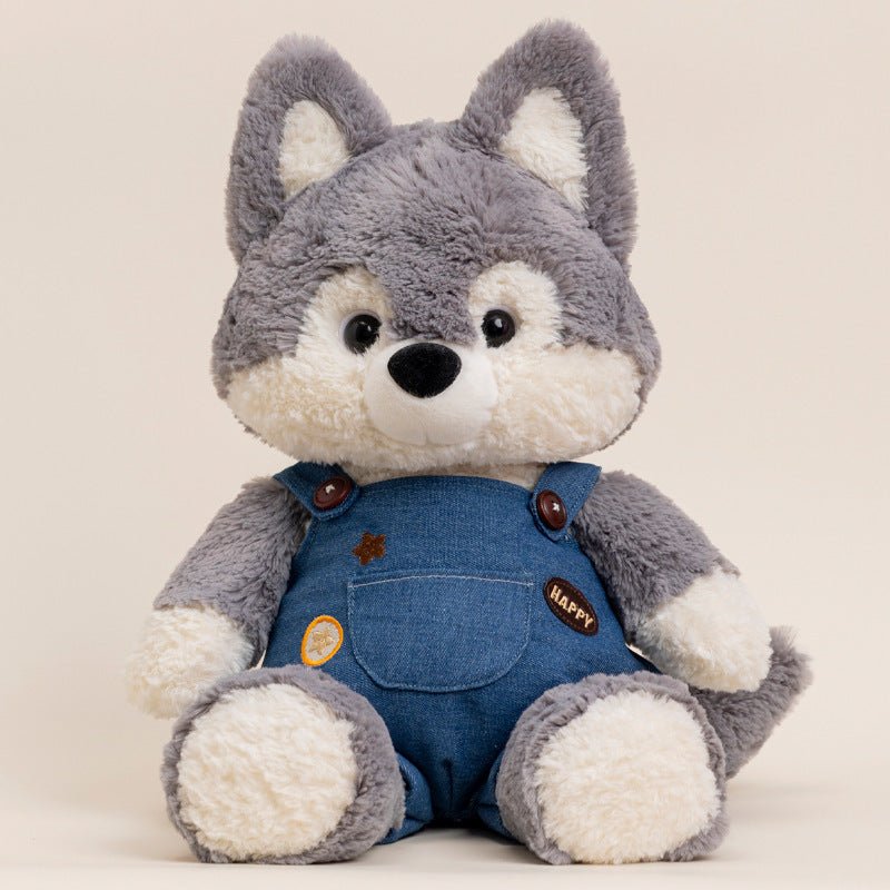 ぬいぐるみ キツネ ヒツジ ゾウ クマ ウサギ オオカミ ネコ デニム スカート - ルクス・シャル Luxe Char