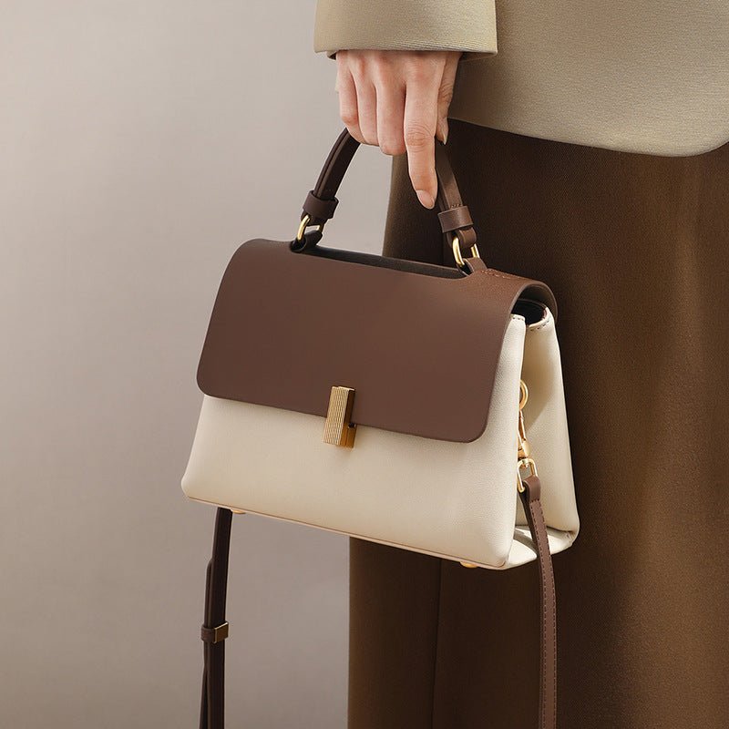 クラムシェルバッグ レディース 二層牛革 - ルクス・シャル Luxe Char