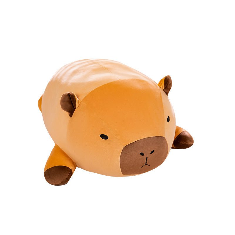 可愛い寝そべり ぬいぐるみ カピバラ ふわふわ枕 - ルクス・シャル Luxe Char