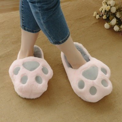 ねこ かわいい スリッパ ピンク クロ - ルクス・シャル Luxe Char