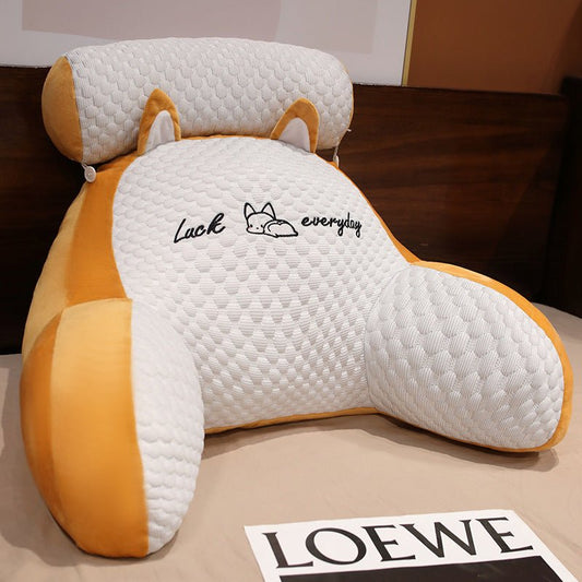ふわふわ クッション 背もたれ 腰椎クッション かわいい 猫 うさぎ 恐竜 - ルクス・シャル Luxe Char