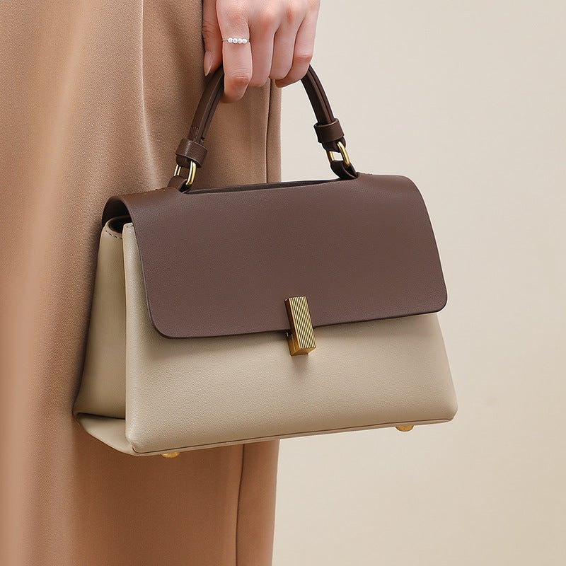 クラムシェルバッグ レディース 二層牛革 - ルクス・シャル Luxe Char