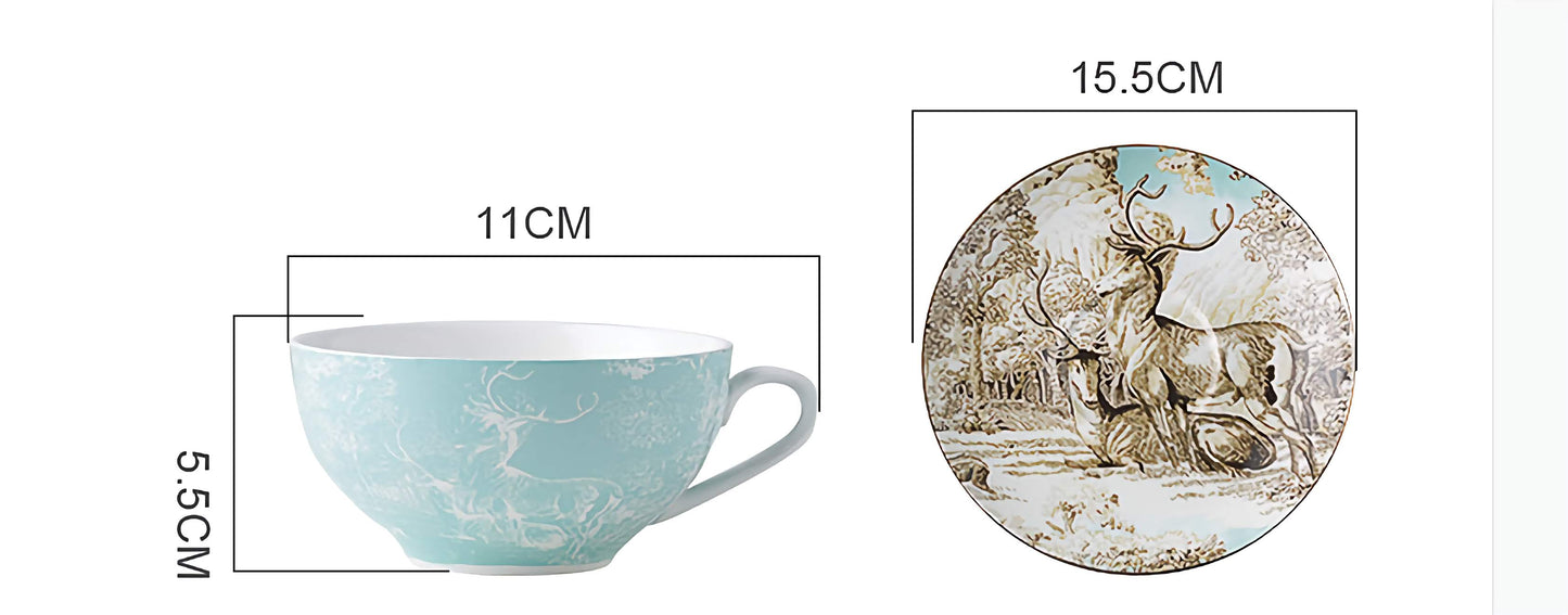 European style retro cup tea set