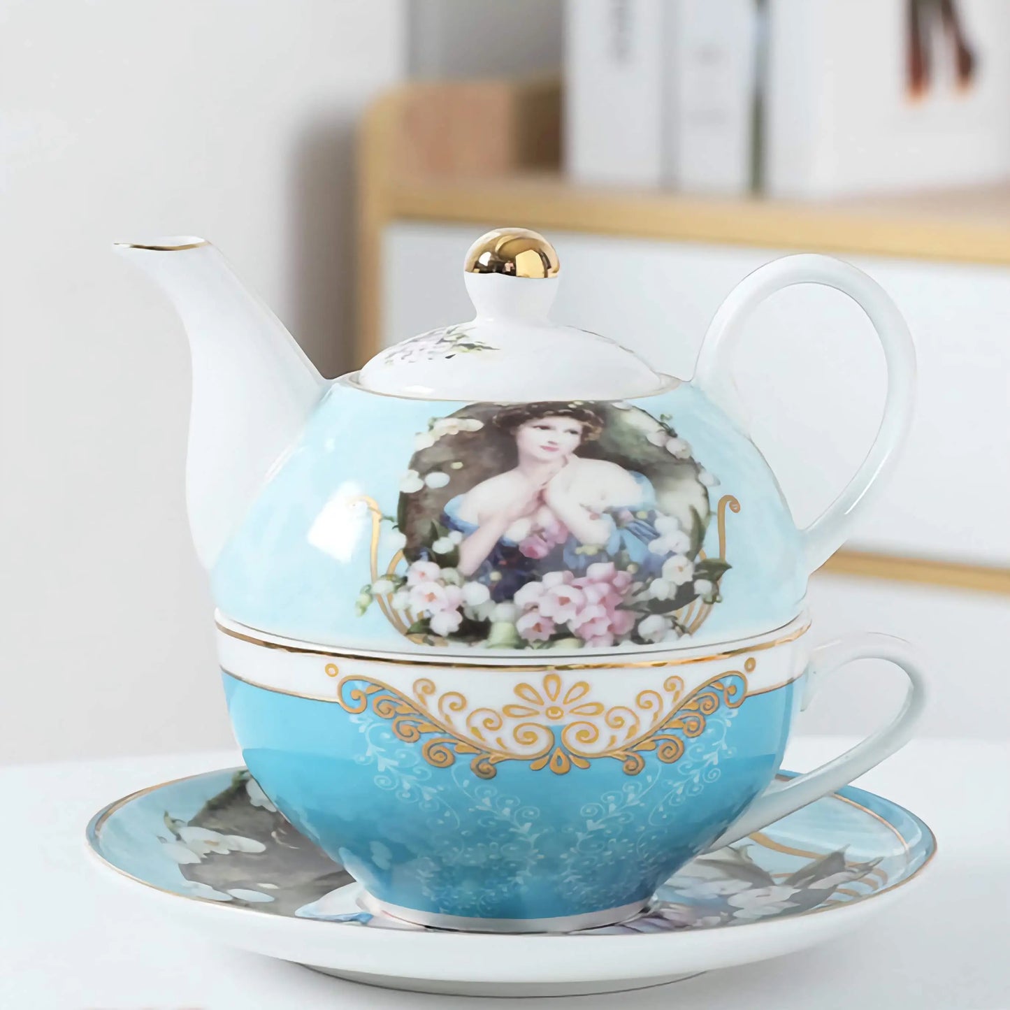 European style retro cup tea set