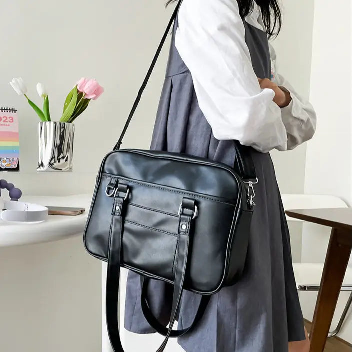 スクールバッグ 高校生 中学生 かわいい ブラック ルクスシャル Luxe Char