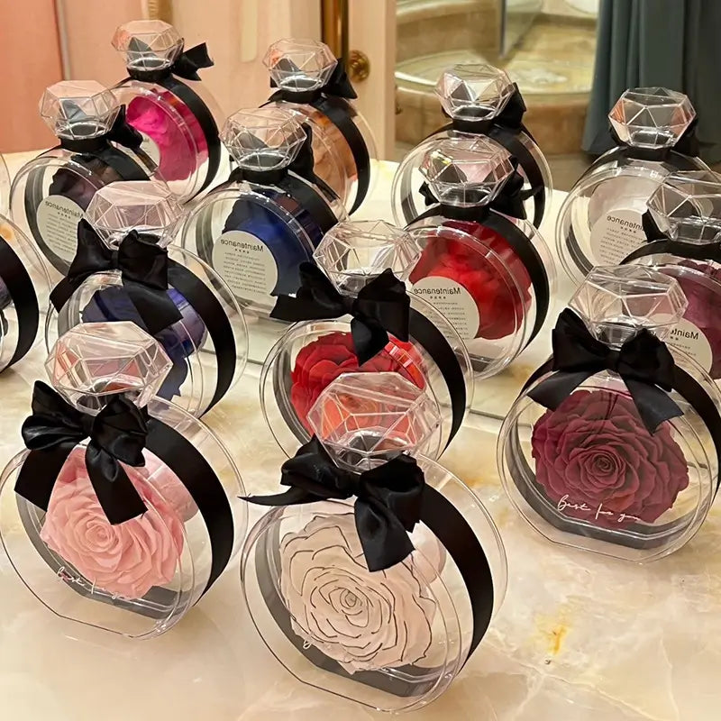 造花  ドライローズギフトボックス クリスマス  バレンタインデー 誕生日プレゼント ルクスシャル Luxe Char