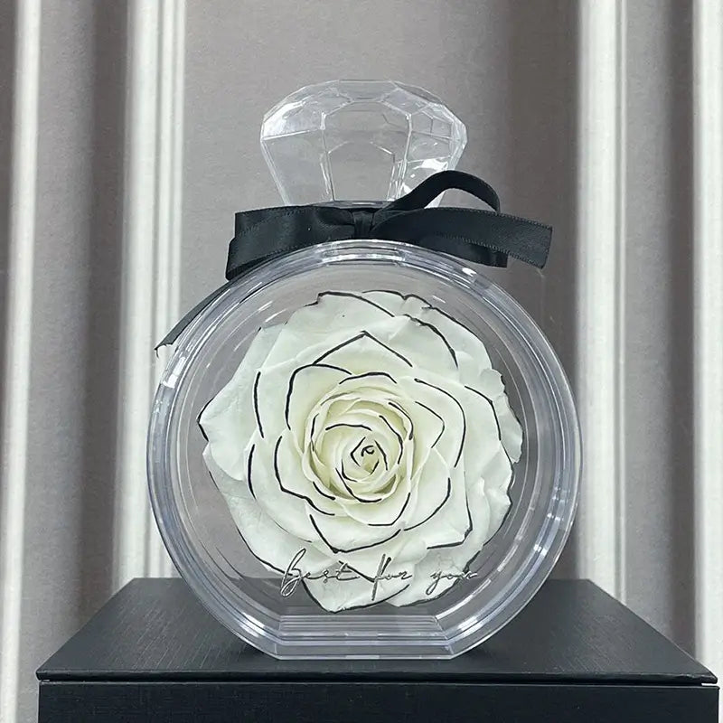 造花 ドライローズ ホワイト ルクスシャル Luxe Char