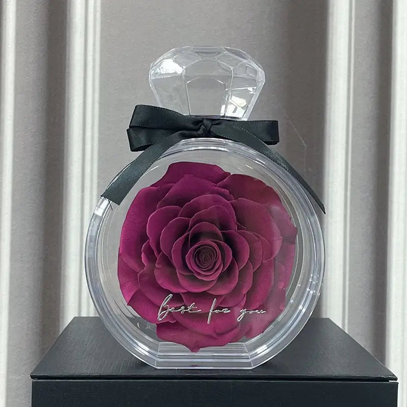 造花  ドライローズ ワインレッド ルクスシャル Luxe Char