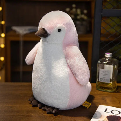 ぬいぐるみ ペンギン かわいい ブルー ピンク グレー 28cm 38cm 55cm  ルクスシャル Luxechar