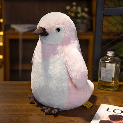 ぬいぐるみ ペンギン かわいい ブルー ピンク グレー 28cm 38cm 55cm  ルクスシャル Luxechar