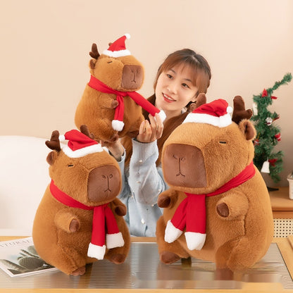 クリスマス　ぬいぐるみ カピバラ　かわいい