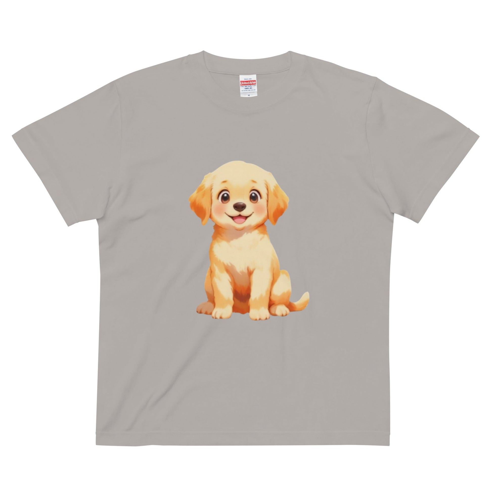 ハイクオリティーTシャツ　犬 黒　ネイビー　赤　ブルー　グレー　ベージュ　白 - ルクス・シャル　Luxe Char